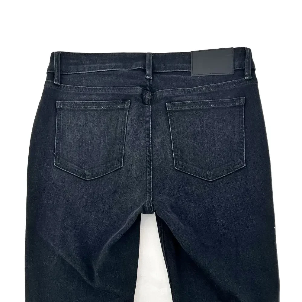L148 Denim Lafayette 148 Mercer Skinny Jeans Washed Onyx size 26